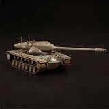 包邮 坦克世界铁拳系列T57合金1：72坦克模型可动赠金币坦克