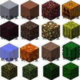 Minecraft我的世界周边玩具纸模型方块大全手工制作 6*6*6厘米 ⑥