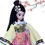 中国古装仙子芭比娃娃公主女孩玩具便宜的配衣服送支架限量版包邮