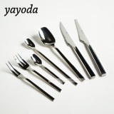 德国yayoda骑士精神 不锈钢西餐刀叉餐具套装 欧式牛排咖啡勺子