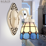 地中海壁灯卧室床头灯单双头创意简约现代客厅灯卫生间复古壁灯