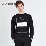 ASOBIO  2016年春季新款男装  字母设计男式卫衣 3612162314