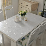 诺度波斯菊PVC桌布软质玻璃台布餐桌布防水桌垫水晶板茶几垫定做