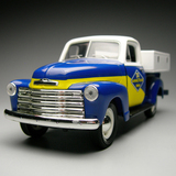 绝版雪佛兰皮卡固特异纪念版合金车模玩具储蓄罐汽车模型收藏装饰
