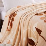 恒源祥毯子办公室午睡毯简约现代单双人折叠休闲毯珊瑚绒单层毛毯