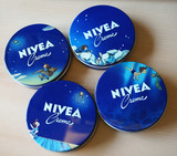 德国产妮维雅Nivea creme铁盒 蓝罐润肤霜75ml 童话插图限量版