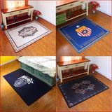 地毯卧室床边长方形可机洗个性创意拍照黑色欧式厨房长条防滑地垫