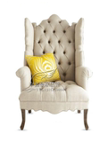 美式法式风格实木布艺单人沙发椅欧式客厅老虎椅高背休闲沙发椅