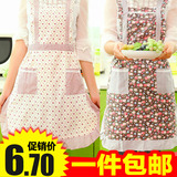 围裙韩版时尚可爱防水防油污厨房用家居成人工作服做饭反穿罩衣女