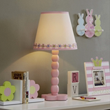 实木创意床头灯样板间儿童房花瓣女孩装饰台灯欧式粉红色宜家中式