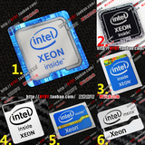 原装服务器 志强 标签贴纸 新版 至强 intel Xeon 电脑 标志LOGO