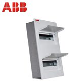 ABB强电箱 配电箱 双层32回路箱 ACM 2x16 FNB 全金属暗装空箱