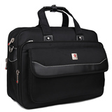 公文包商务男包手提包横款大容量牛津布男士包包多功能17寸电脑包