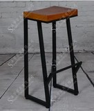 时尚流行创意新品吧台椅实用精品家用椅实木铁质抗压椅可批发