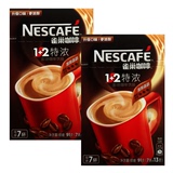 Nestle雀巢咖啡1+2特浓咖啡13g*7条装速溶咖啡*2组合