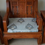 高档实木沙发垫坐垫中式餐椅垫带海绵布艺外套古典太师椅垫定制