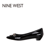 Nine West/玖熙舒适时尚水钻装饰平底跟女单鞋-301036180P