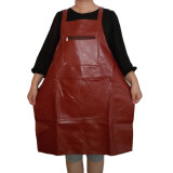 pu皮质防水防油围裙加厚餐厅工厂饭店厨房洗车场用围裙三个兜可用
