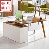 广州老板桌 单人办公 享受清雅 艺木造型 简约现代