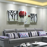 沙发背景墙装饰画客厅现代简约挂画无框画壁画背景画抽象画立体画