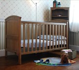 贝乐堡摩羯欧式婴儿床环保无味油漆实木进口松木多功能可变儿童床