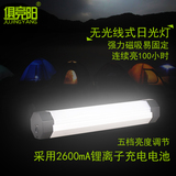 LED充电露营强光应急灯停电双头野营马灯自动手提照明灯帐篷灯