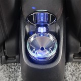 凌派改装专用汽车烟灰缸带盖 带LED灯创意个性车用烟灰缸