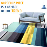 得喜潮流地毯卧室长方形客厅茶几现代简约欧式家用房间床前床边毯