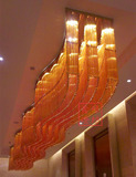 现代简约水晶灯订做大型吸顶灯异型 过道灯酒店工程灯具定制G620