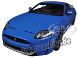 美国代购 汽车模型 JAGUAR捷豹 XKR-S 法国比赛车 蓝色 1/18 奥拓