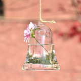 风铃型花瓶 办公室盆栽摆件 创意微景植物观玻璃花瓶家居摆件礼物