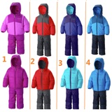 美国代购 哥伦比亚Columbia儿童防寒服滑雪服套装两面穿 热反射