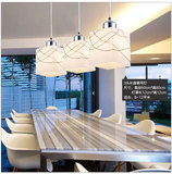 长方形餐厅现代简约创意艺术中式三头LED吧台餐桌家用吊灯具灯饰