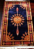 波斯真丝挂毯印度克什米尔全手工地毯床前毯123*76厘米4条最美款