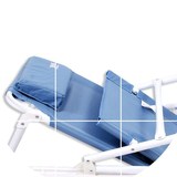 Sunbelt/ 可坐可躺办公午休躺椅便携单人折叠床可调节陪护床