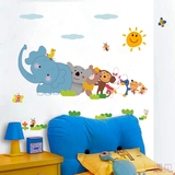 墙贴特大可爱贴画宝宝卧室装饰壁纸特价儿童房创意卡通墙贴幼儿园
