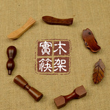 日式和风 原木筷子架 实木筷子托 个性筷架/筷托/筷枕 日韩原单