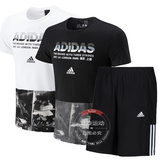 adidas 阿迪达斯套装短裤 男子16新品训练运动短袖S17983 AY7225
