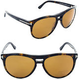 美国代购 太阳眼镜墨镜Tom Ford 汤姆 福特 TF 289棕色偏光蛤蟆镜