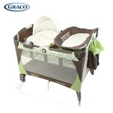 Graco葛莱9E13可折叠婴儿床 便携多功能游戏床宝宝午睡篮换尿布台