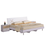 住宅家具 卧室成套家具套装组合板式双人床现代简约床垫优惠套餐