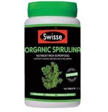 澳洲代购Swisse 有机螺旋藻100片 增强抵抗力提高免疫力抗疲劳