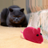 仿真老鼠宠物发声玩具 波斯猫猫玩具逗猫玩具互动趣味猫咪游戏