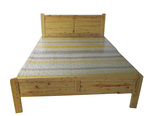 成都出租房全实木床单/双人床1.2米1.5米1.8米床柏木床