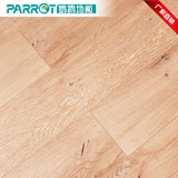 鹦鹉地板强化复合地暖专用仿实木木本色结疤耐磨木地板12mm包安装