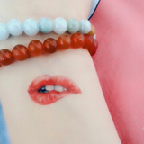 满9.9包邮 韩国防水仿真纹身贴男女假刺青贴纸创意咬嘴唇3D红唇