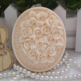 手工皂模具 硅胶模具 皂模  肥皂模具  香皂模具 蜡烛模具 玫瑰花