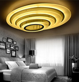 时尚现代led亚克力吸顶灯椭圆大气客厅灯创意个性卧室灯简约灯具