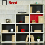 尼德小书柜创意书架储物柜格子置物架收纳柜儿童简易单个宜家组合