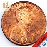 美国.1983年1美分硬币.林肯总统纪念堂.外国老钱币.19mm